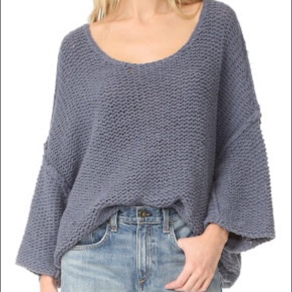 Free People Halo Pullover in periwinkle